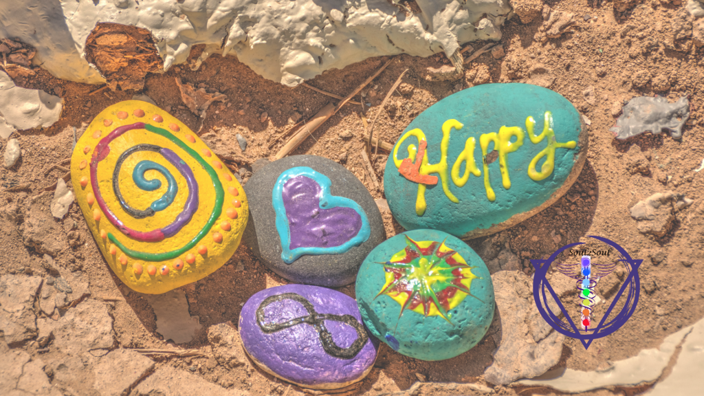 painted Rocks being happy